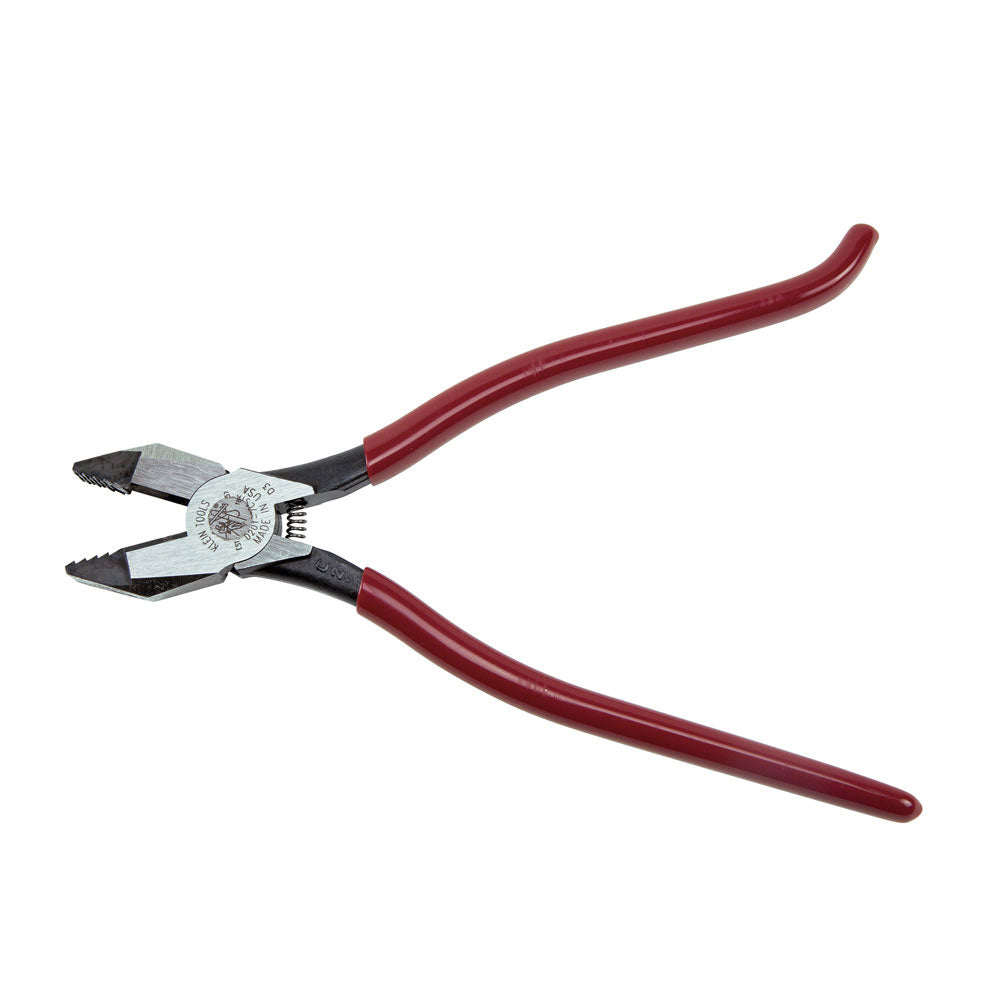 Klein Tools D201-7CSTA Ironworker&#39;s Pliers, Aggressive Knurl, 9&quot;