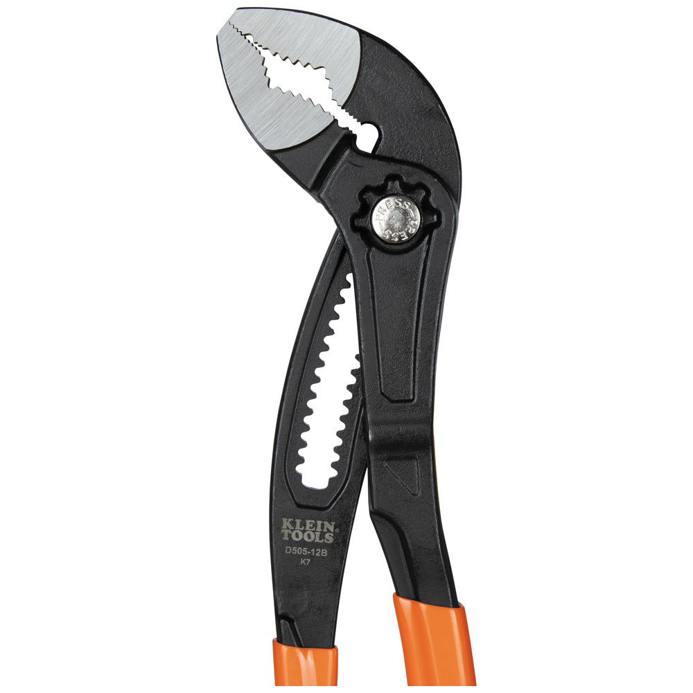 Klein D50512B Quick-Adjust Klaw Pump Pliers, 12"