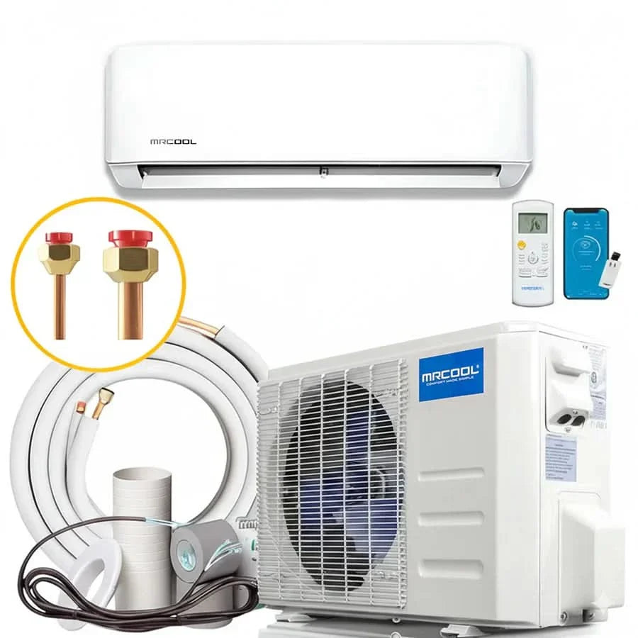 MRCOOL Advantage 5th Gen 12,000 BTU 21.3 SEER2 Ductless Mini Split Air Conditioner and Heat Pump - 230V