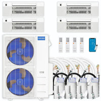 MRCOOL DIY 5th Gen Multi-Zone 4-Zone 48,000 BTU 22 SEER2 (6K + 12K + 18K + 18K) Ductless Mini-Split Air Conditioner and Heat Pump with Ceiling Cassettes