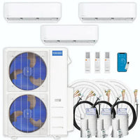 MRCOOL DIY 5th Gen Multi-Zone 3-Zone 55,000 BTU 22 SEER2 (12K + 12K + 36K) Ductless Mini-Split Air Conditioner and Heat Pump