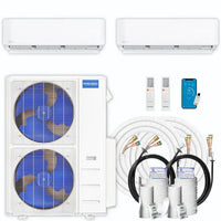 MRCOOL DIY 5th Gen Multi-Zone 2-Zone 48,000 BTU 22 SEER2 (18K + 36K) Ductless Mini-Split Air Conditioner and Heat Pump