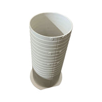 MRCOOL 3.5" Wall Sleeve and Cap Kit MCSLEEVE - Clean HVAC Line Set Installation