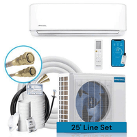 MRCOOL DIY 4th Gen 36K BTU, 3 Ton, 18 SEER, Ductless Mini-Split Heat Pump Complete System (DIY-36-HP-WM-230C25)