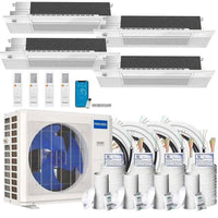 MRCOOL DIY 4th Gen 4-Zone 36,000 BTU 22 SEER (9K + 9K + 9K + 12K) Ductless Mini Split AC and Heat Pump with Ceiling Cassettes - 230V