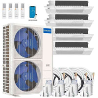 MRCOOL DIY 4th Gen 4-Zone 48,000 BTU 21 SEER (9K + 12K + 12K + 12K) Ductless Mini Split AC and Heat Pump with Ceiling Cassettes - 230V