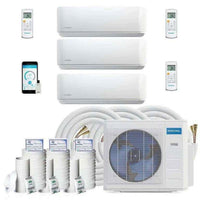 MRCOOL DIY Mini Split - 36,000 BTU 3 Zone Ductless Air Conditioner and Heat Pump with Install Kit