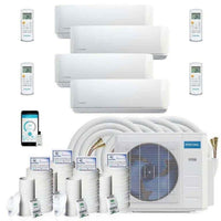 MRCOOL DIY Mini Split - 36,000 BTU 4 Zone Ductless Air Conditioner and Heat Pump with Install Kit