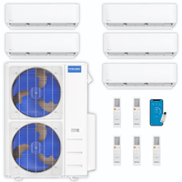 MRCOOL DIY Mini Split - 48,000 BTU 5 Zone Ductless Air Conditioner and Heat Pump, Base System DIY-B-548HP0909090912