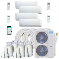 MRCOOL DIY Mini Split - 54,000 BTU 4 Zone Ductless Air Conditioner and Heat Pump with Install Kit