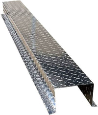Residential Series - Aluminum Diamond Plate HVAC Line Set Cover Extensions - Additional 5 Foot Extension Section