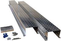Residential Series - Aluminum Diamond Plate Metal HVAC Line Set Covers