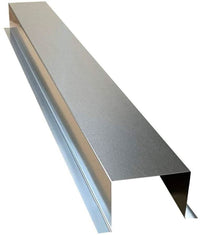 Residential Series - Galvanized & Unpainted HVAC Line Set Cover Extensions - Additional 5 Foot Extension Section