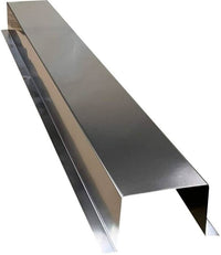 Residential Series - Stainless Steel HVAC Line Set Cover Extensions - Additional 5 Foot Extension Section