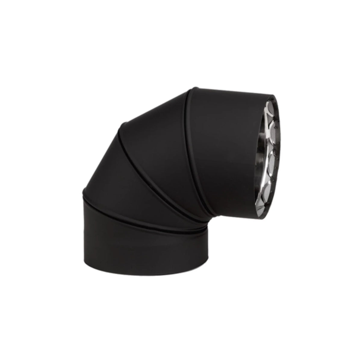Drolet - 90° Elbow 6" Vortex Double Wall - Freedom HVAC Supply