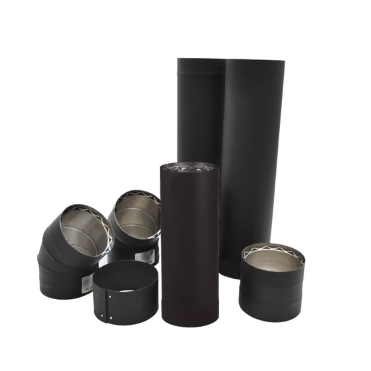 Drolet - 6" To-the-Wall Double Wall Stove Pipe Kit - Freedom HVAC Supply