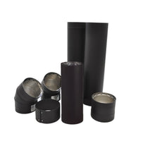 Drolet - 6" To-the-Wall Double Wall Stove Pipe Kit - Freedom HVAC Supply