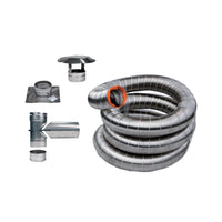 Drolet - 5"Ø X 25' Stainless Flex Liner Kit - Freedom HVAC Supply