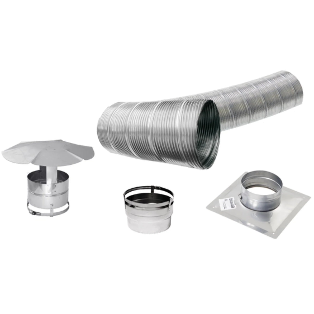 Drolet - 5"Ø x 25' Stainless Flex Liner Kit for Inserts - Freedom HVAC Supply