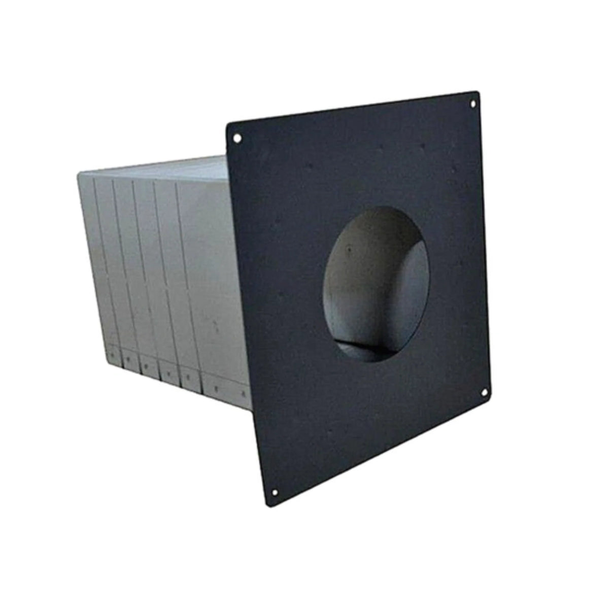 Drolet - 4" Pellet Black Wall Pass-Thru - Freedom HVAC Supply