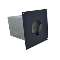 Drolet - 4" Pellet Black Wall Pass-Thru - Freedom HVAC Supply