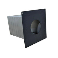 Drolet - 3" Pellet Black Wall Pass-Thru - Freedom HVAC Supply