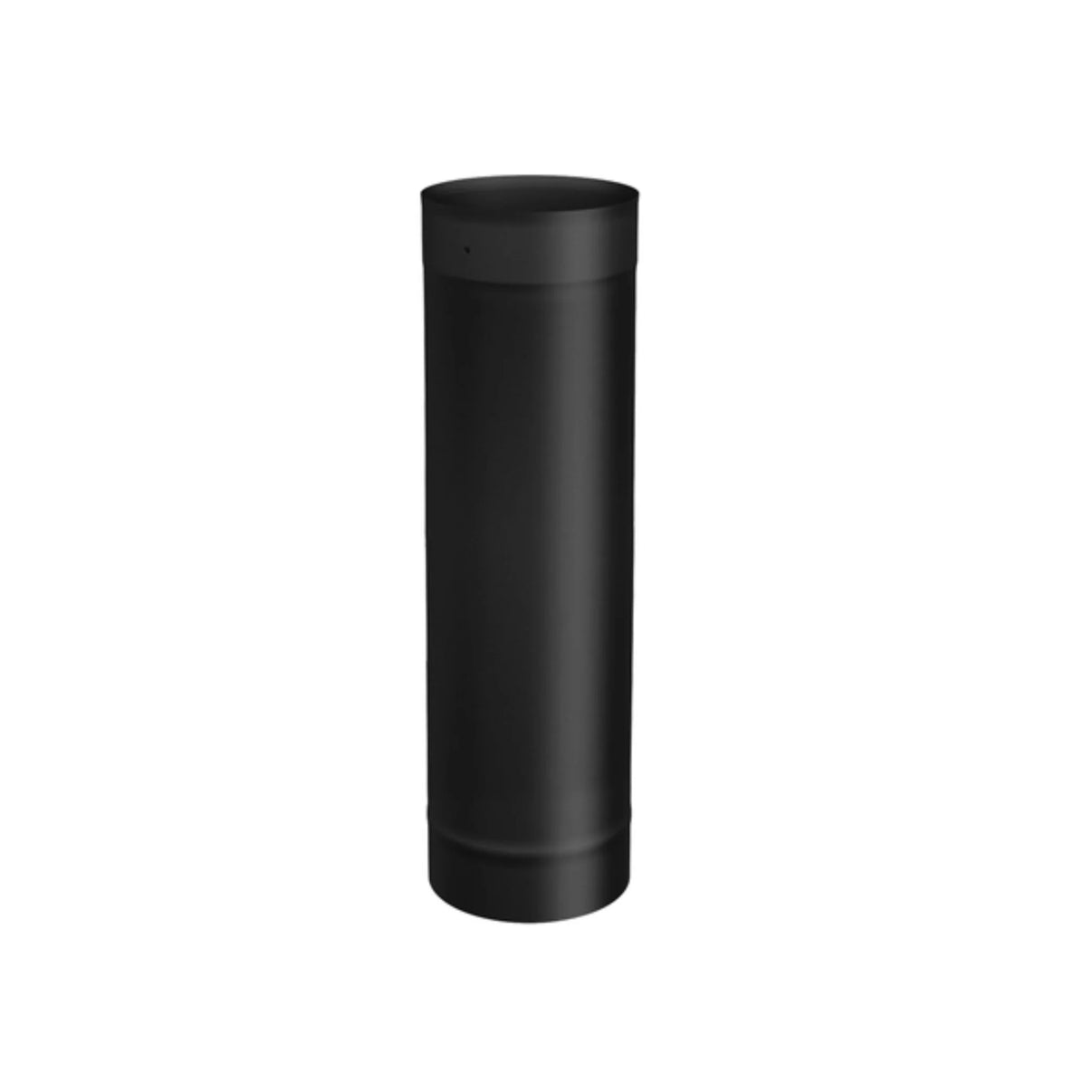 Drolet - Black Single Wall Pipe - 8"Ø X 24L" - Freedom HVAC Supply