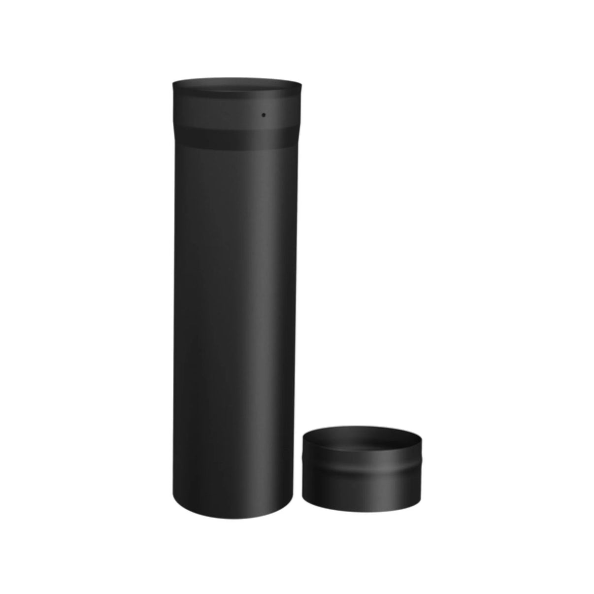 Drolet - Slip Connector Single Wall Black Pipe - 6"Ø (4"-18") - Freedom HVAC Supply