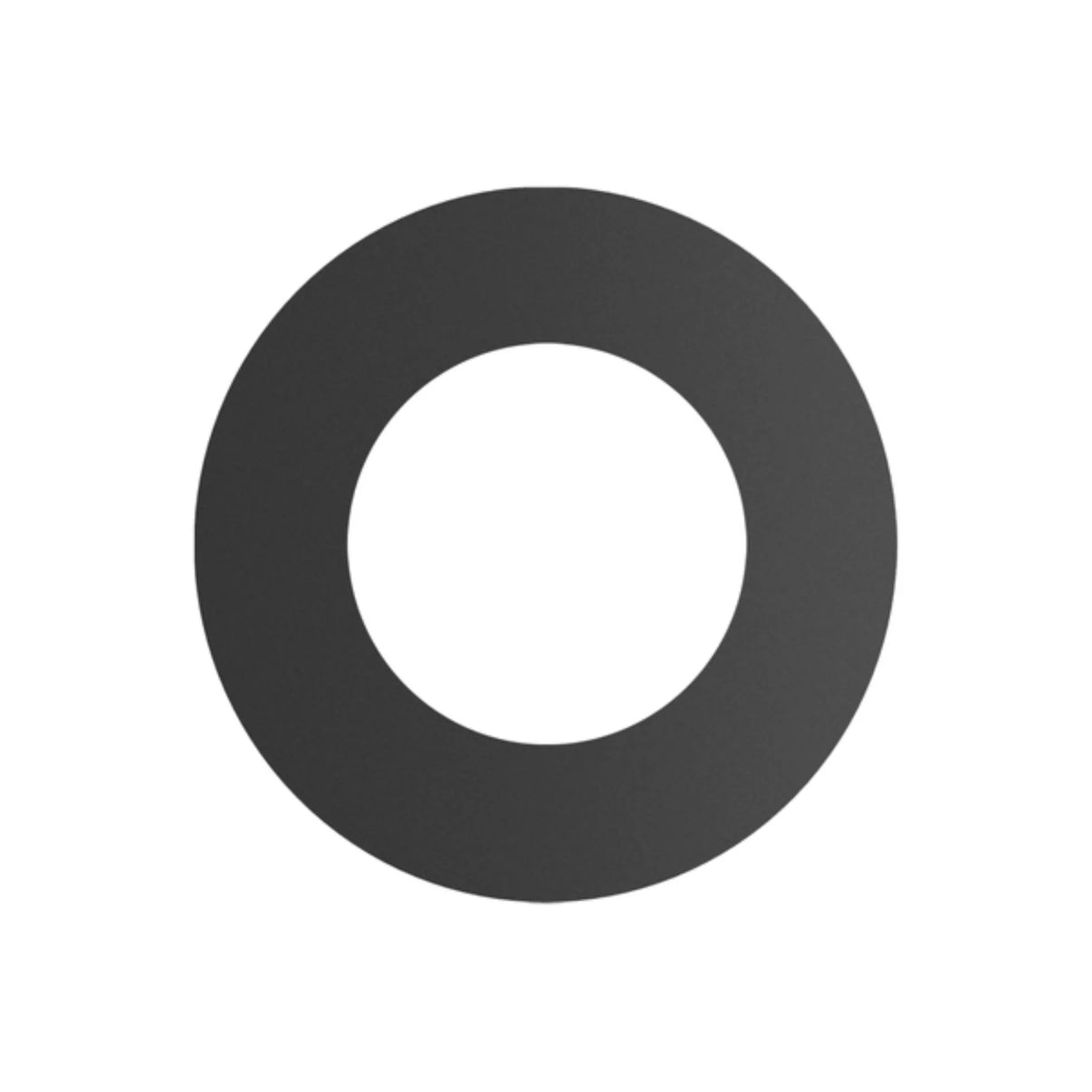 Drolet - Black Round Wall Trim Collar - 8"Ø - Freedom HVAC Supply