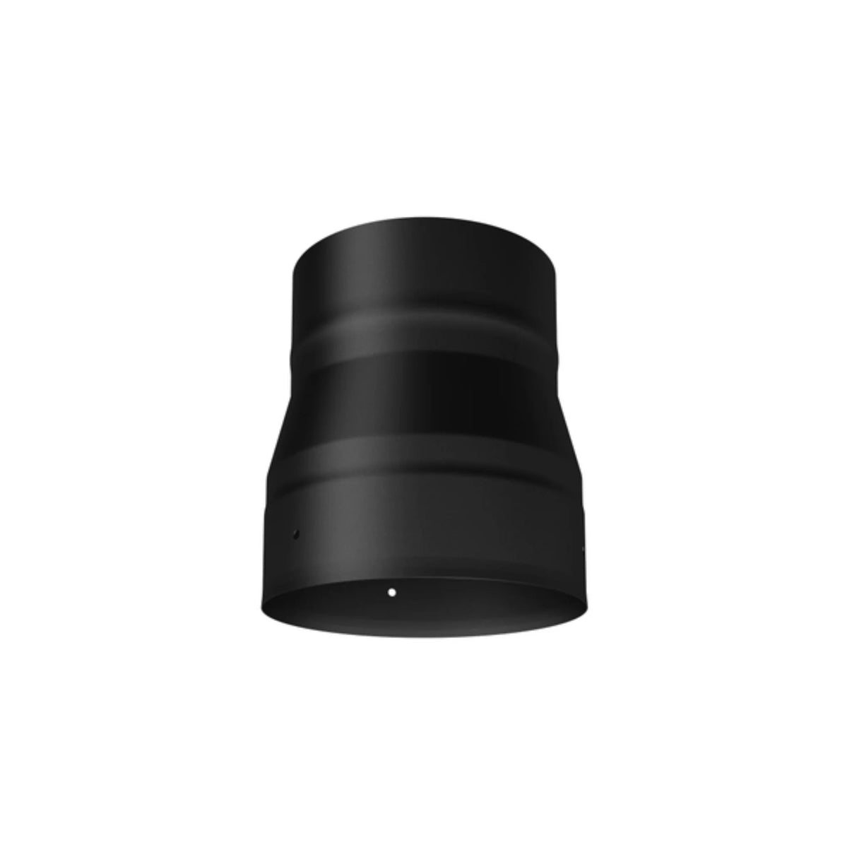 Drolet - 7" to 6" Reducer Single Wall Black Pipe - Freedom HVAC Supply