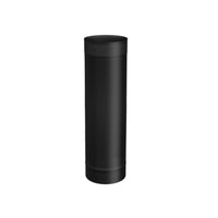 Drolet - Black Single Wall Pipe - 8"Ø X 12"L - Freedom HVAC Supply