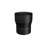 Drolet - 7" to 8" Increaser Single Wall Black Pipe - Freedom HVAC Supply