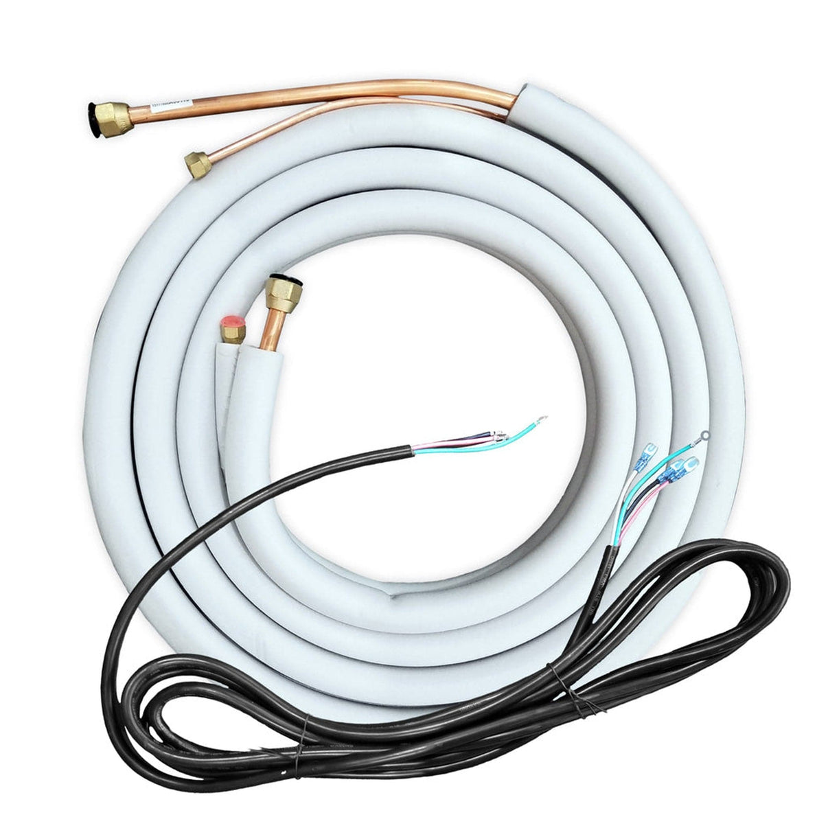 50FT 3/8" x 5/8" Flared Line Set Kit with Control Wire | Universal Mini Split Installation – Freedom HVAC Supply