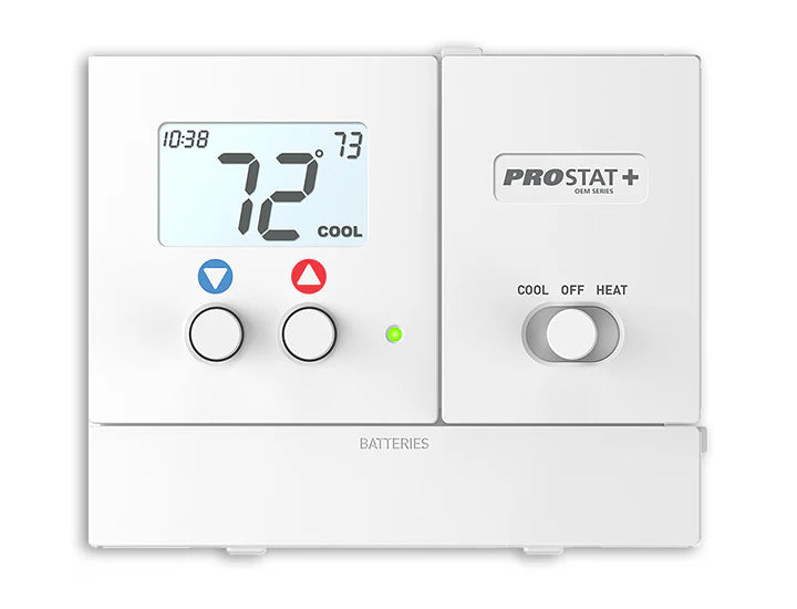 Goodman PSP1152 Prostat programmable thermostat for 1 heat 1 cool HVAC systems with 5+2 day scheduling