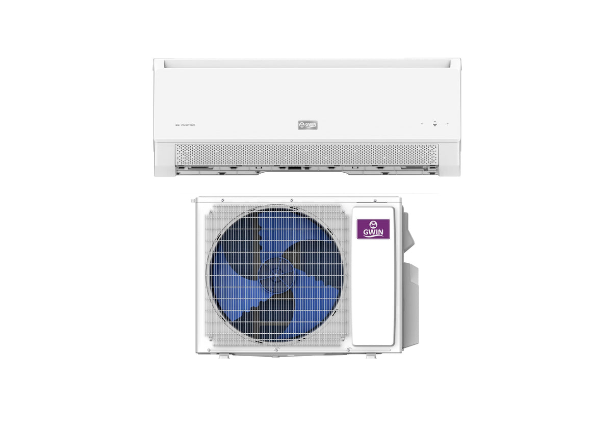 GWIN 9,000 BTU 25 SEER2 230V  Single Zone Ductless Mini-Split Complete System