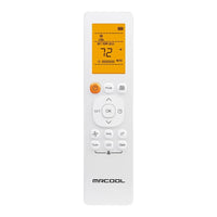 Remote Control for MRCOOL 4th Gen DIY Ductless Ceiling Cassette Air Handler (9k, 12k, 18k)