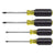 Klein Tools 85664 Screwdriver Set, Square Recess, 4-Piece
