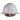 Klein 60407RL Hard Hat, Full Brim White w/Rechargeable Headlamp