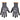 Klein 60587 Knit Dipped Gloves, Cut Level A4, Touchscreen, Small, 2-Pair