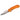 Klein OFK000ORT KTO Resurgence Fishing Knife, Drop Point Blade, Orange Handle