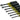 Klein Tools 631 Nut Driver Set 3" Shafts, Cushion Grip, 7-Piece