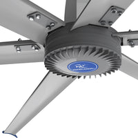 MRCOOL 24 Ft Industrial HVLS Ceiling Fan – Large Warehouse Airflow – Covers 5,577 Sq Ft