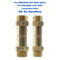 Line Set Coupler Kit – For All DIY Pre-Charged Systems (R-410A & R-454B)