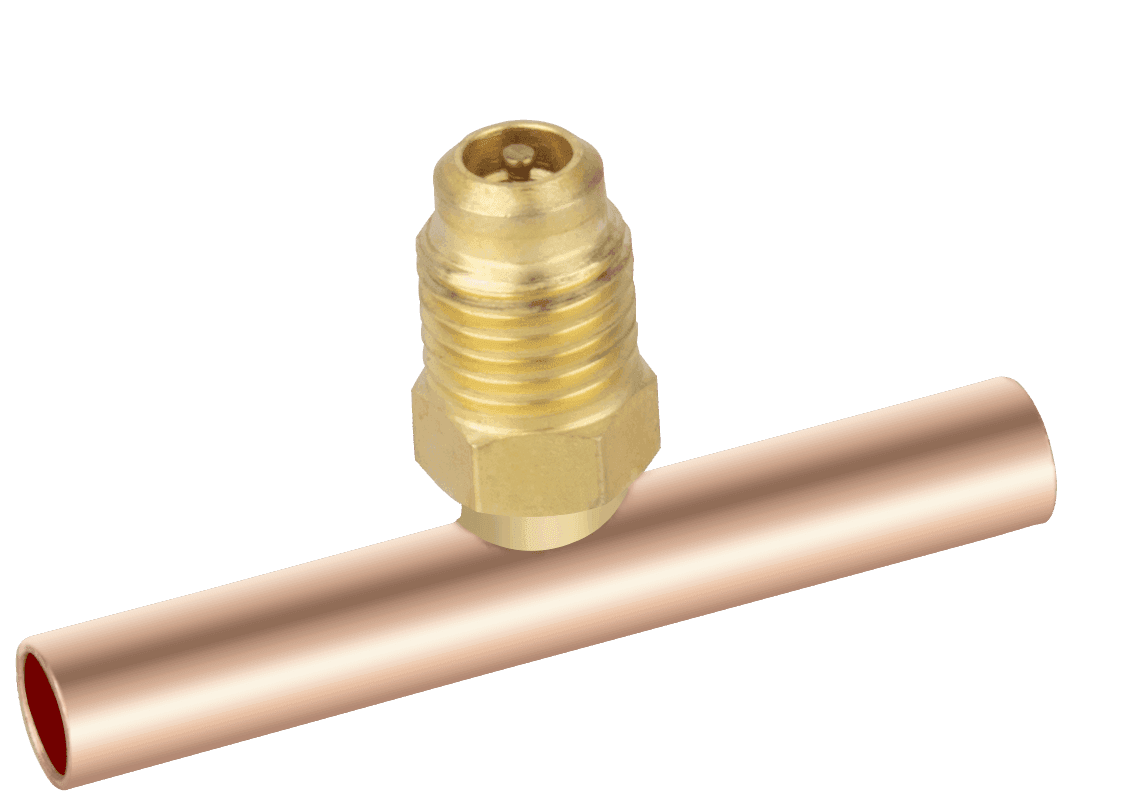 NAVAC F1007 - Slip Fit Copper Braze Tee, 3/4″ ODS, Length 3″
