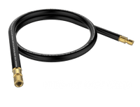 NAVAC NHB2 - Big Boy Evacuation Hose, Black, 1/2 Dia, 1/4 to 1/2 Fitting