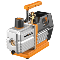 NAVAC NP5DP - Twin Cylinder Vacuum Pump, 115V/60Hz, 5 CFM, 15 Micron, 3/4 HP, Pro Series