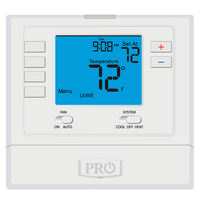 Pro1 T715 Multi-stage Gas 2 Heat, 2 Cool 5/1/1 Programmable Thermostat Battery or Hardwired Powered