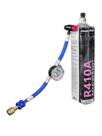 1.8 lb R410a Refrigerant Refill Kit with Gauge
