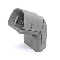 RectorSeal Fortress 4.5" Vertical Adjustable Elbow (45°–90°) – Gray LD122
